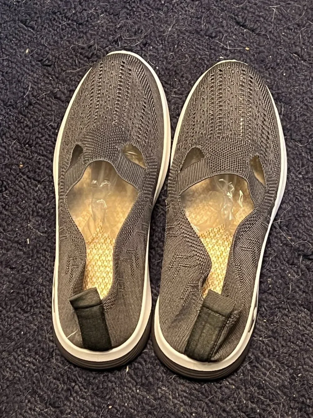 Dark Gray Slipon Shoes Size 39 US 8.5 *PLEASE READ DESCRIPTION**